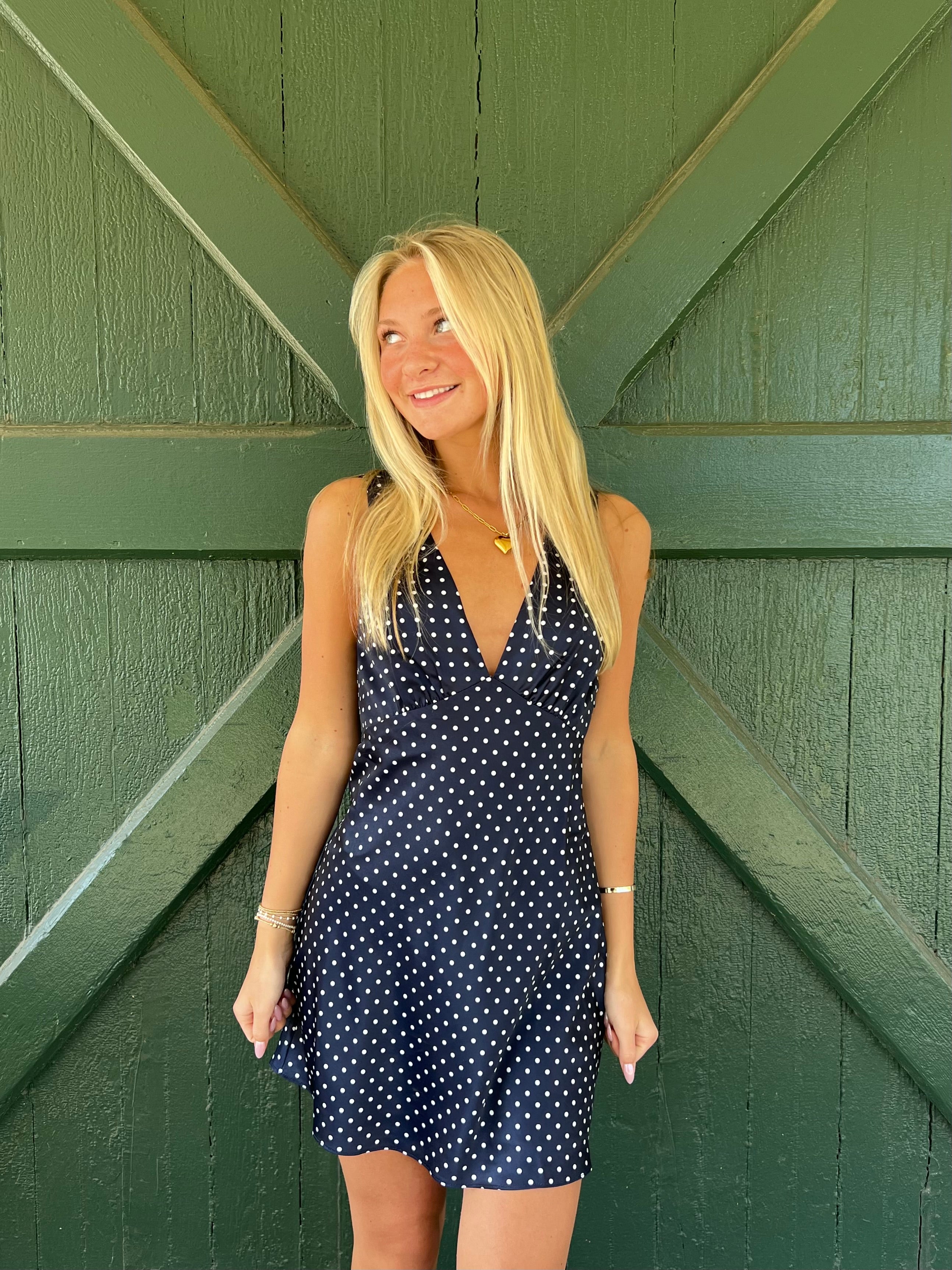 Juliette Polka Dot Mini Dress