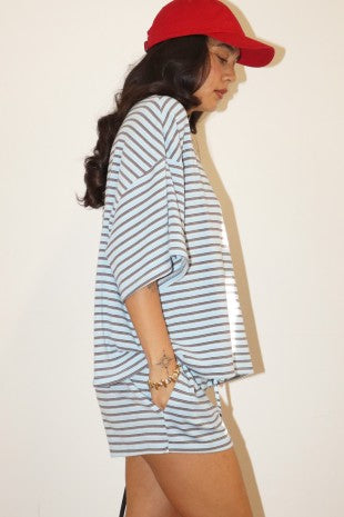 The Blair Stripe Tie Waist Short
