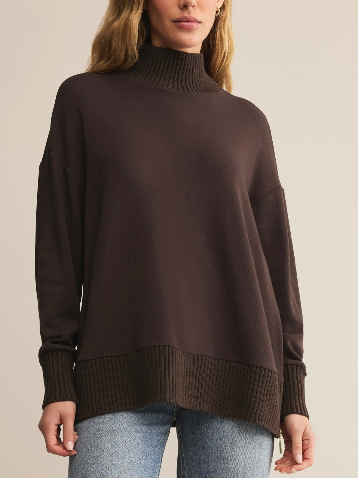 Z-Supply Sable Rib Sweatshirt