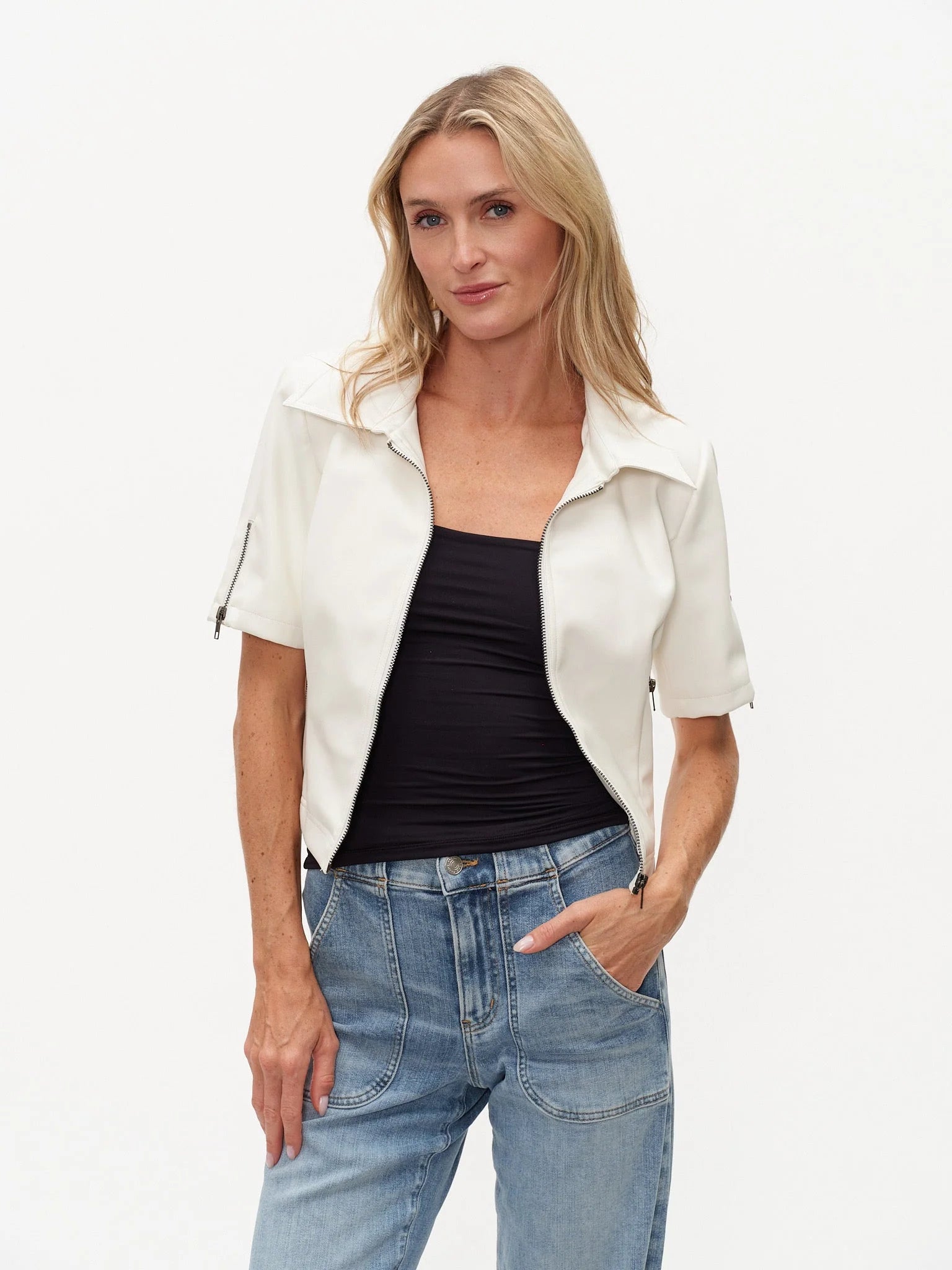 Monroe Faux Leather Jacket
