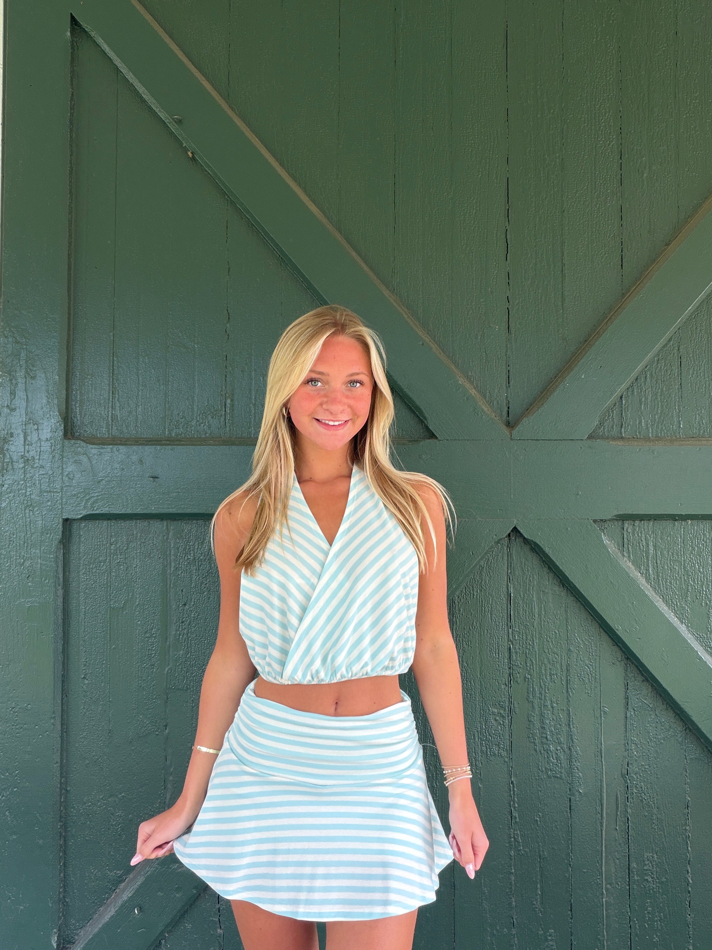The Seabreeze Stripe Skort