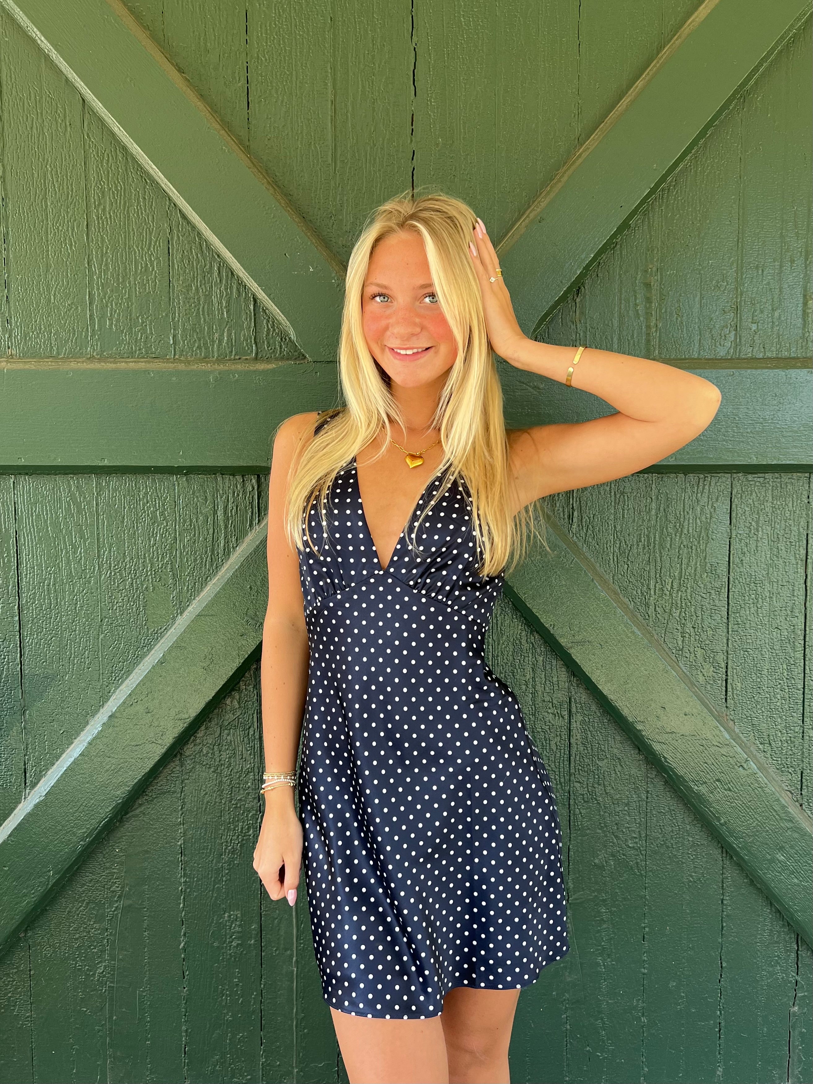 Juliette Polka Dot Mini Dress
