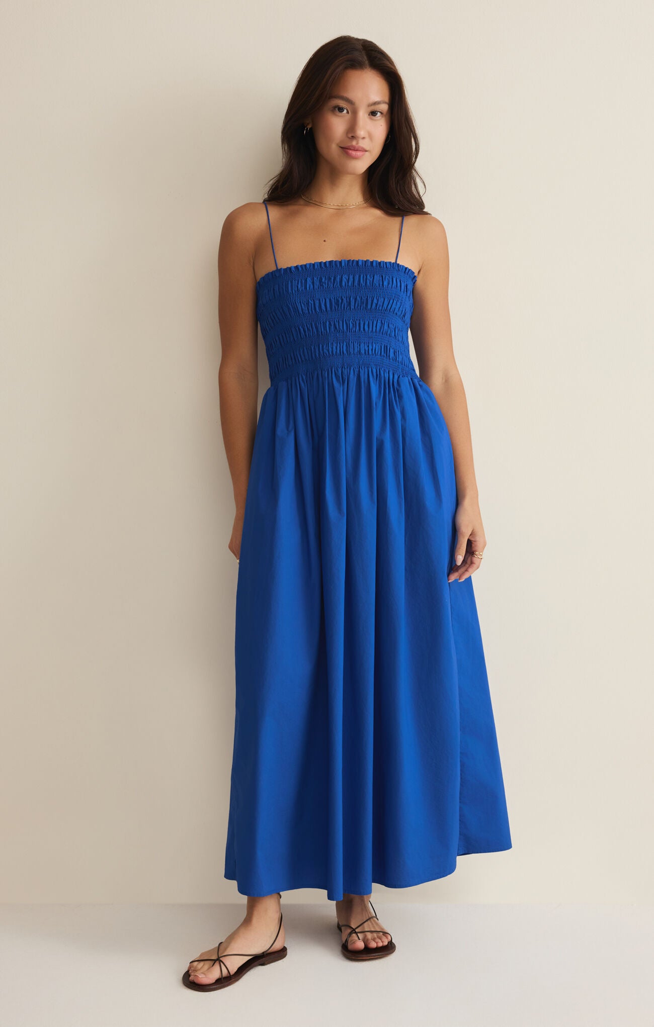 Z Supply Cornelia Poplin Midi Dress