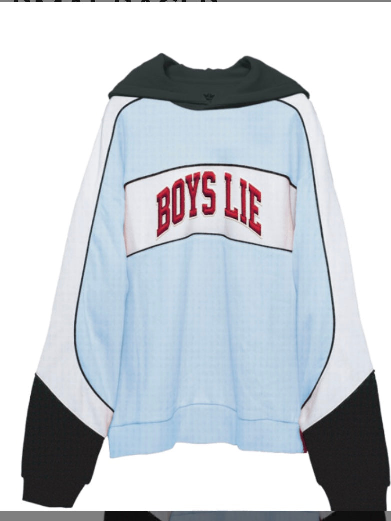 Boys Lie Good Sport Thermal Racer Hoodie
