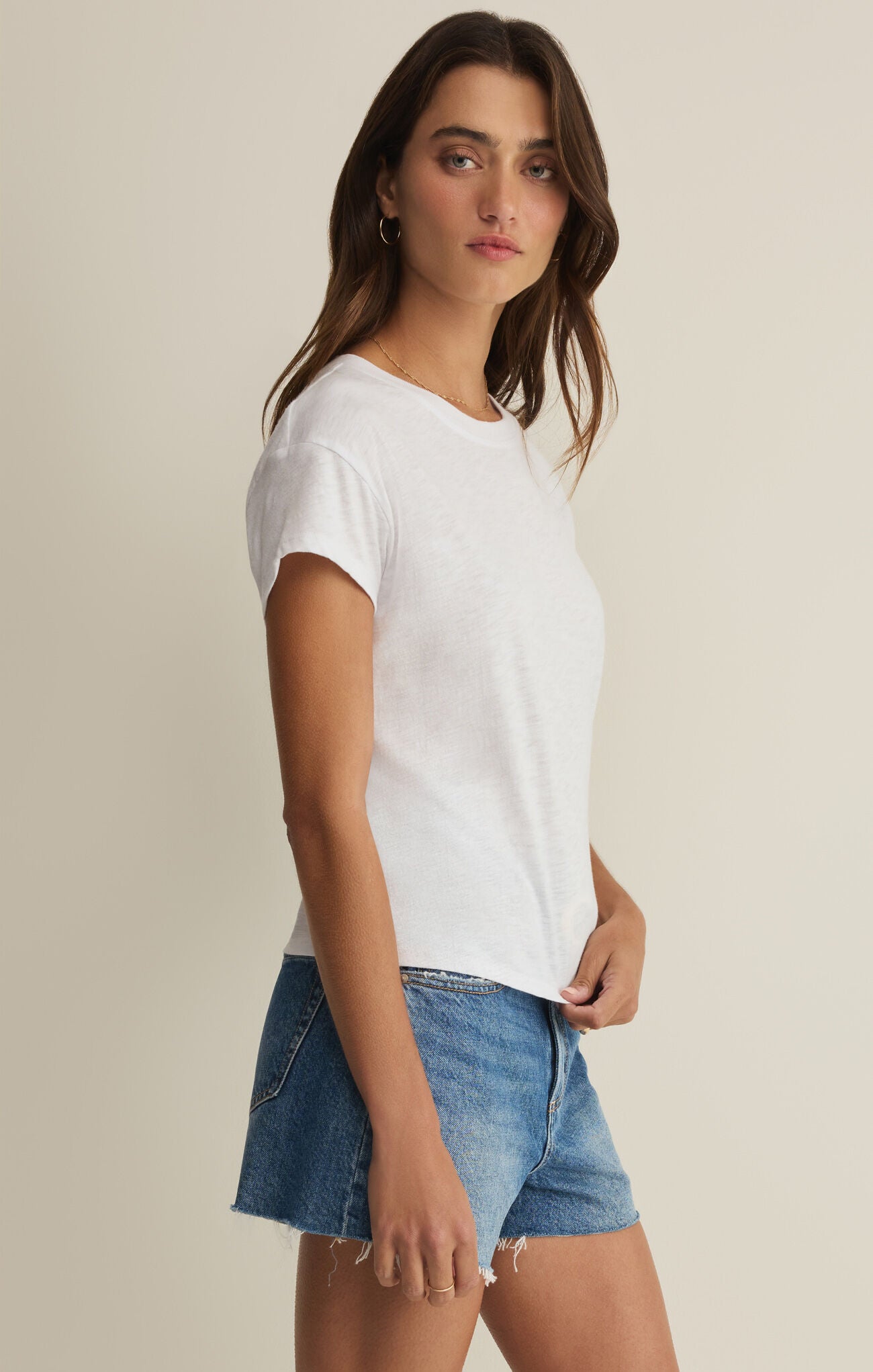 Z Supply Modern Slub Tee - White