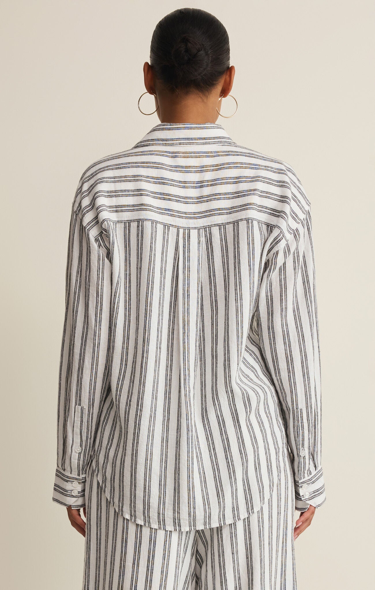 Z Supply The Perfect Striped Button Up – White