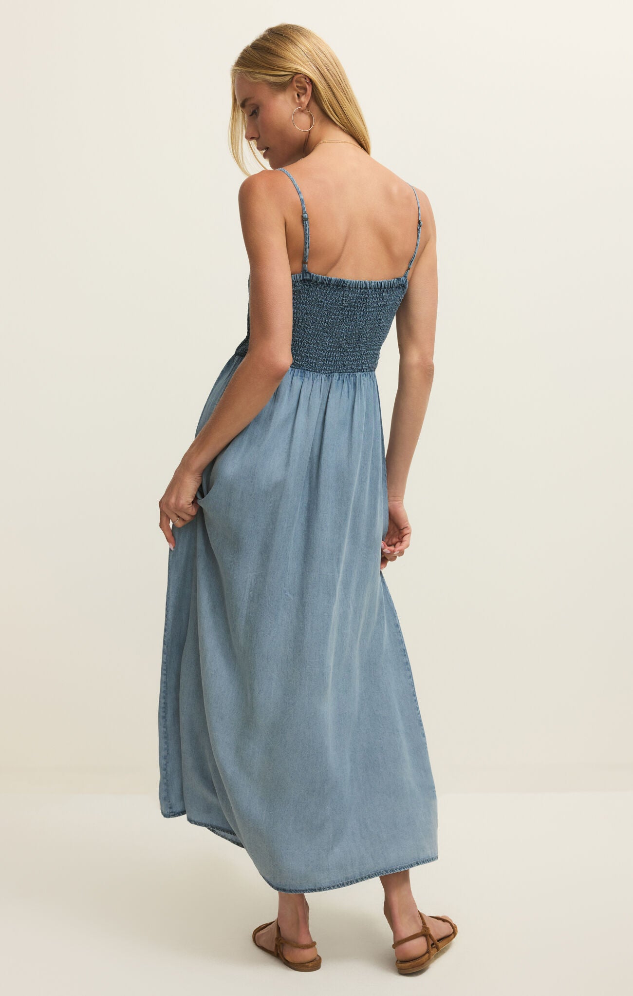 Z-Supply Bayside Chambray Midi Dress