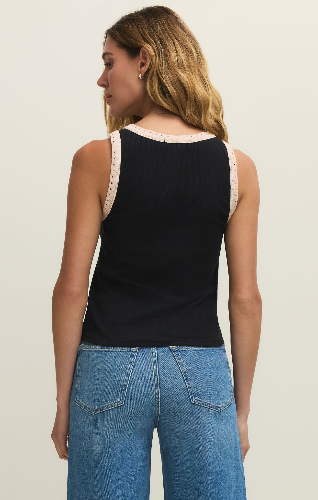 Zsupply Clarke Rib Tank Black