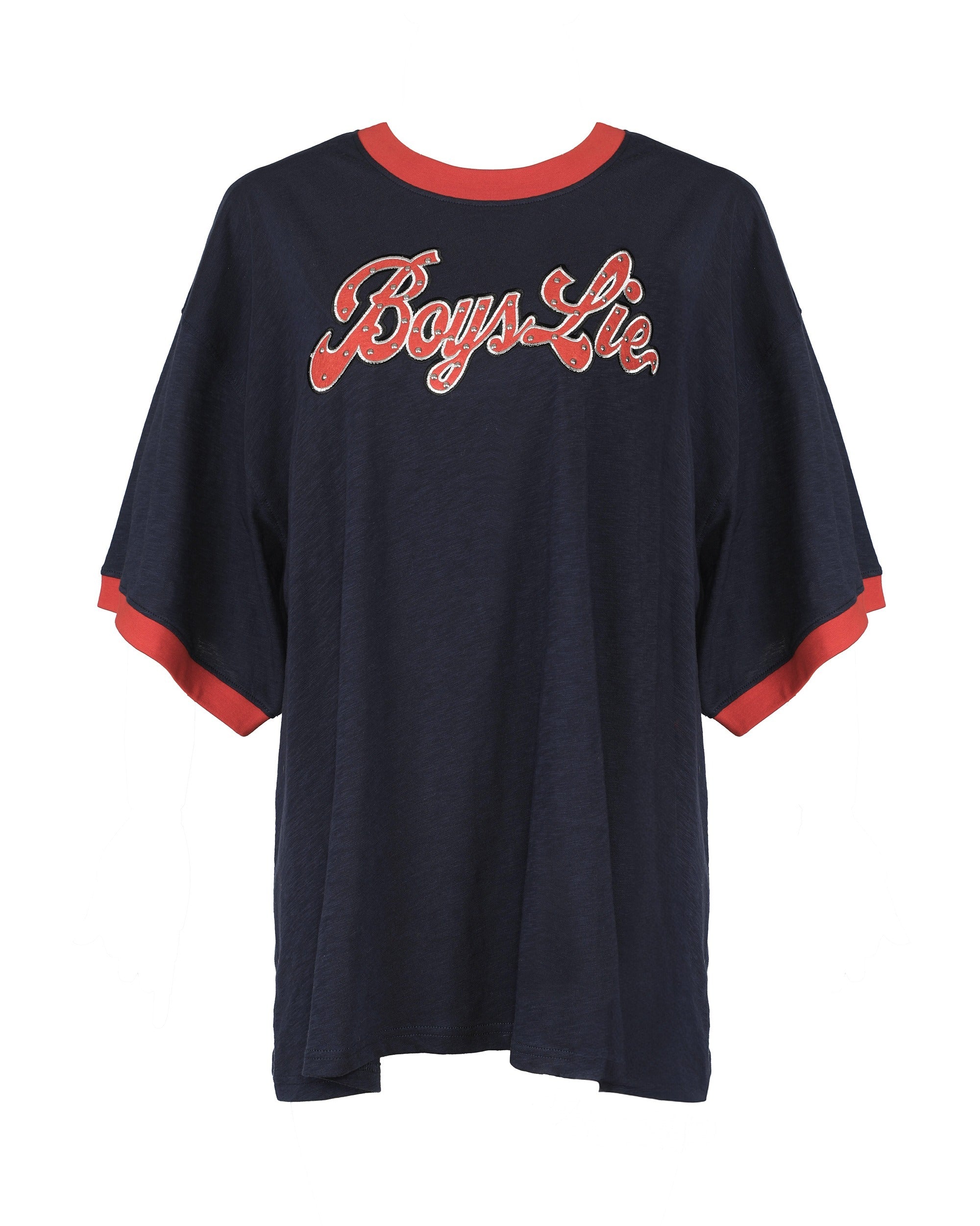 Boys Lie Studded Wrangler BF Tee V2 | Oversized Vintage Graphic Tee