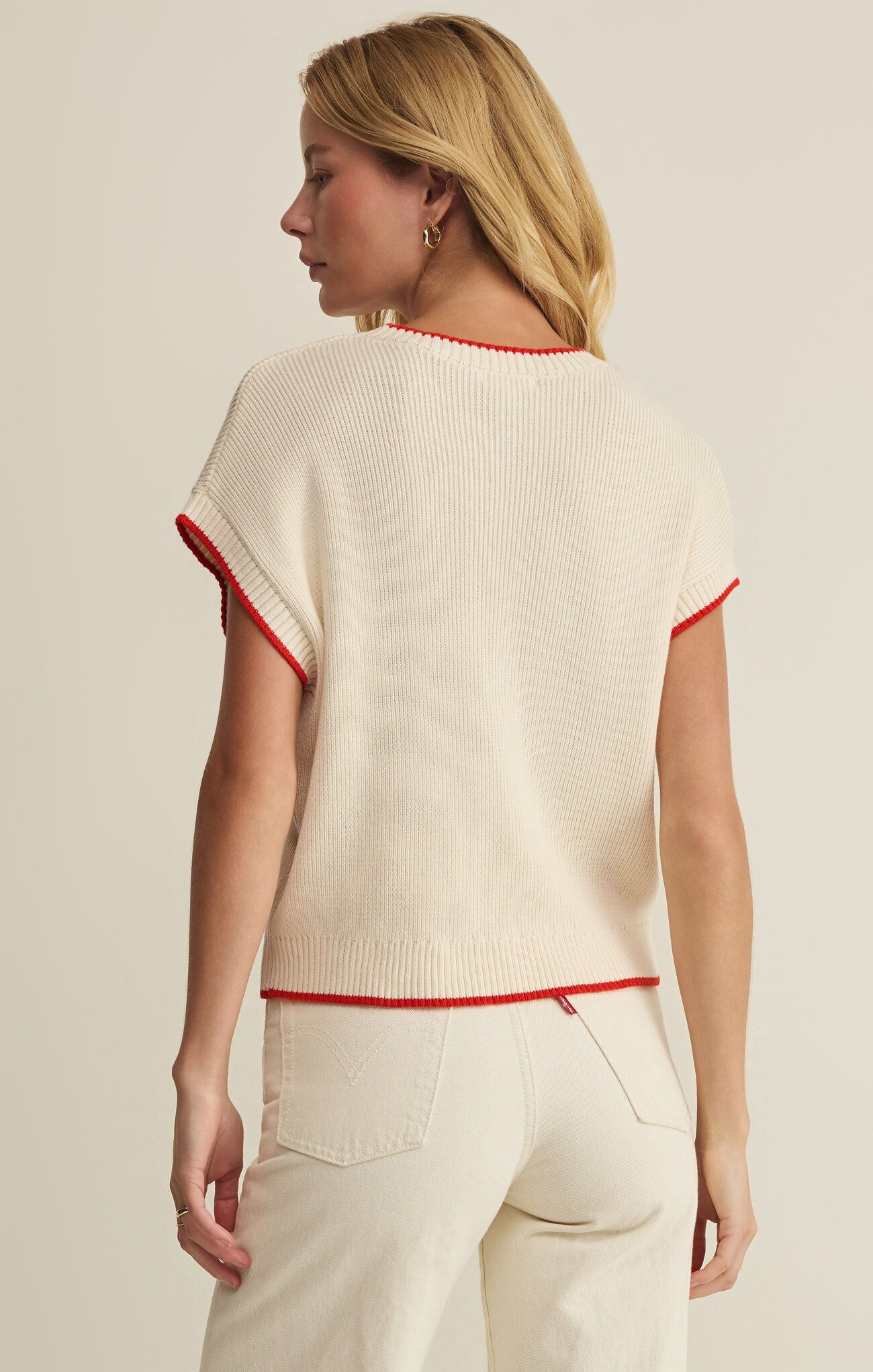 Z Supply Sleeveless Patriot Sweater – Cloud