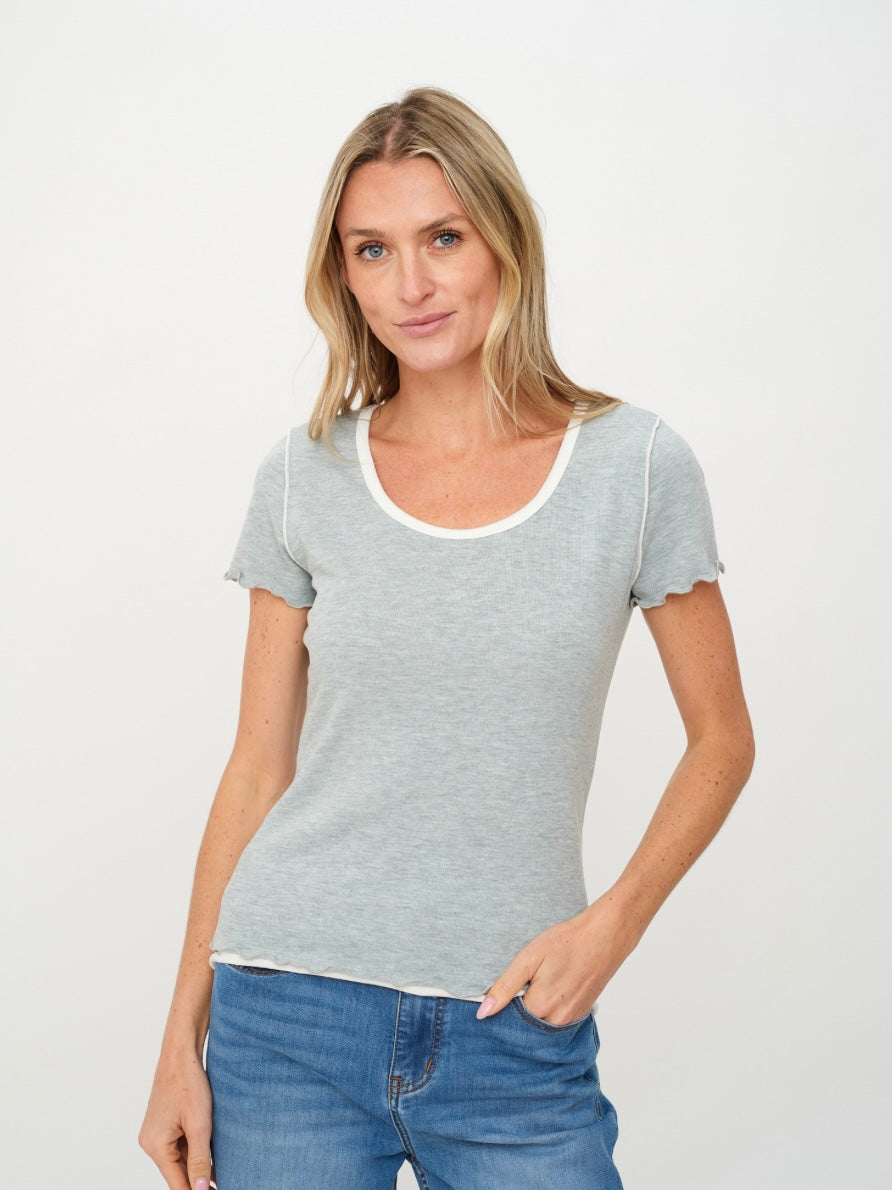 Tessa Layered Short Sleeve Tee