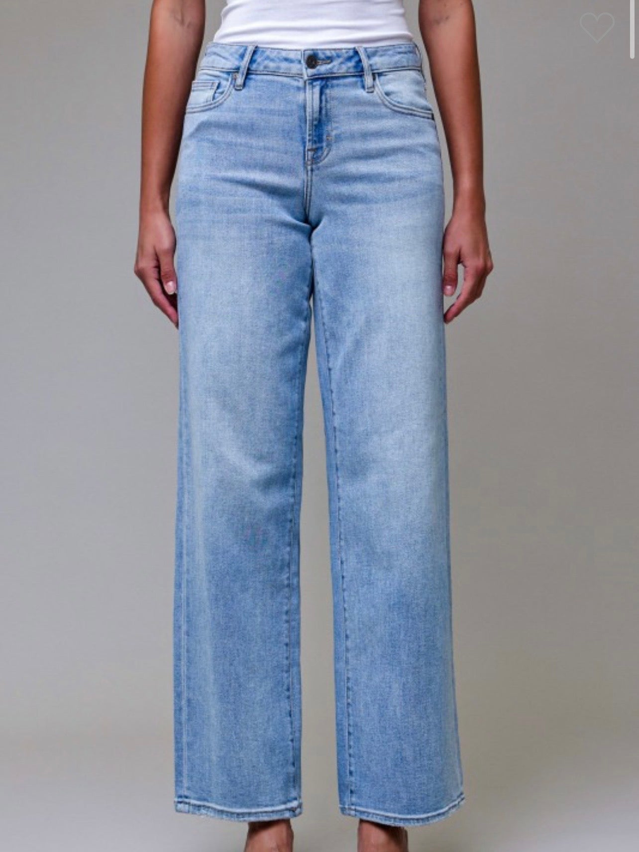 Logan Light Wash Mid-Rise Dad Jean