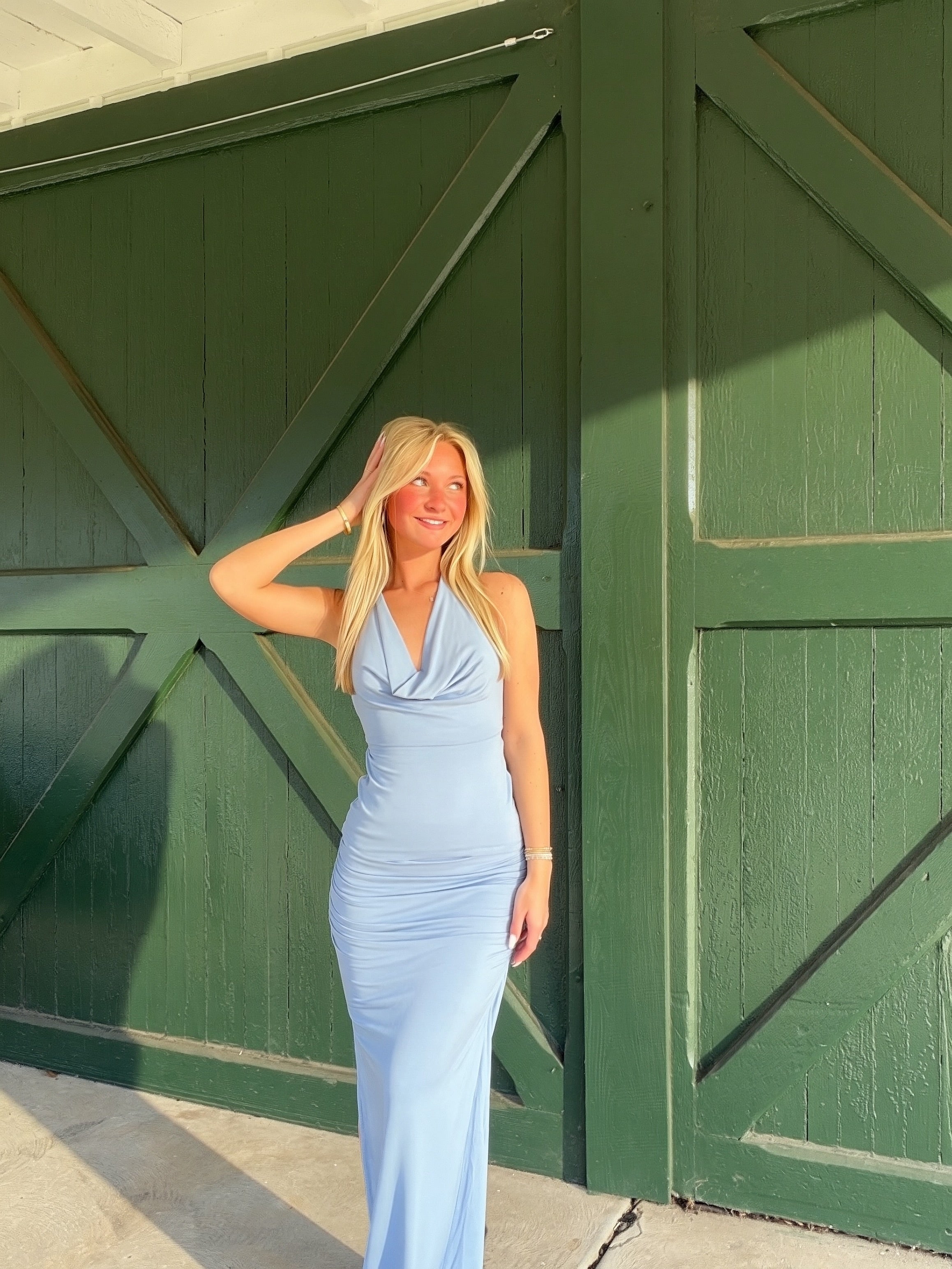 Declan Cowl Neck Halter Top by NIA