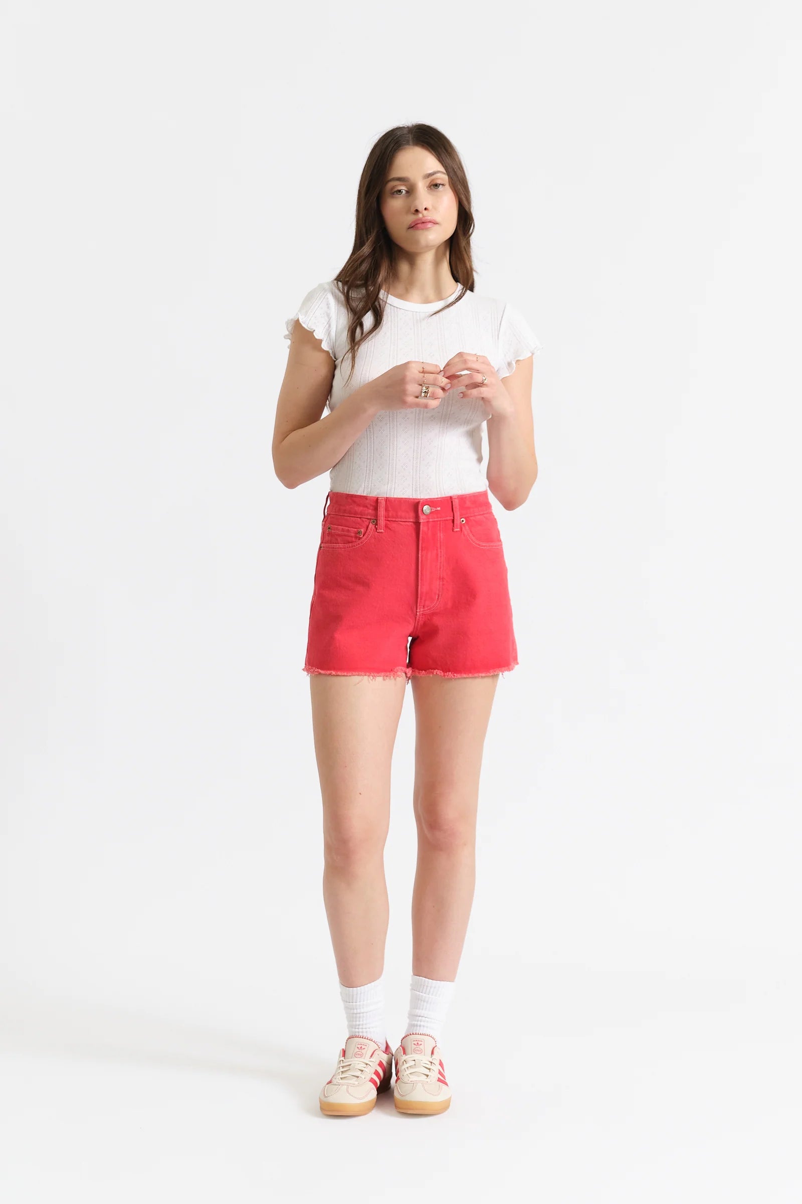 Daze Troublemaker Chili Pepper High Rise Short