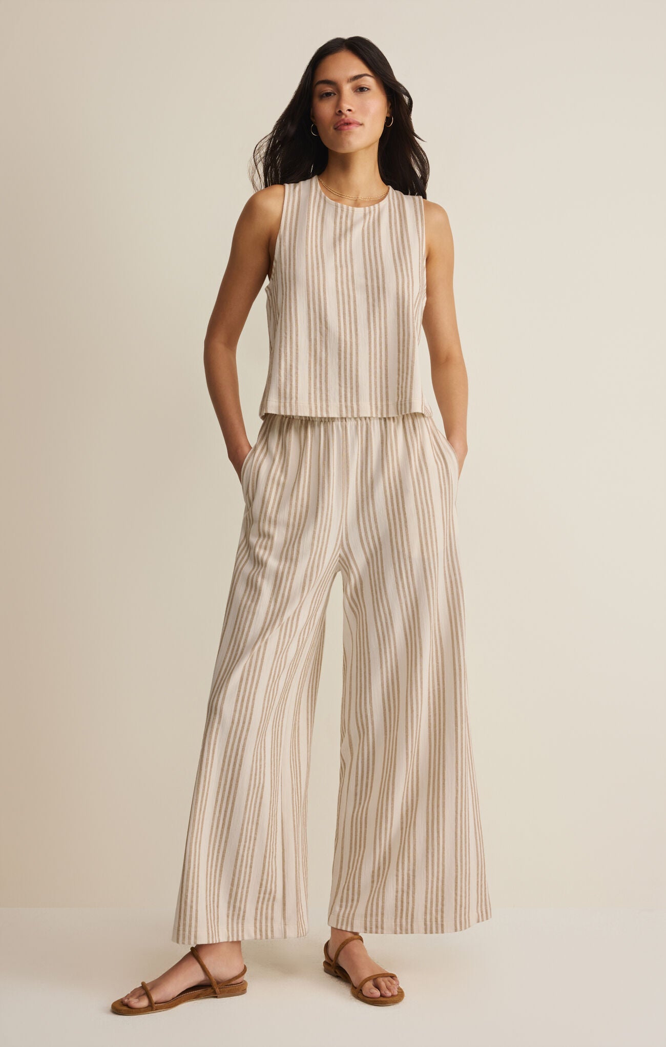 Z Supply Scout Knit Striped Pant – Cloud
