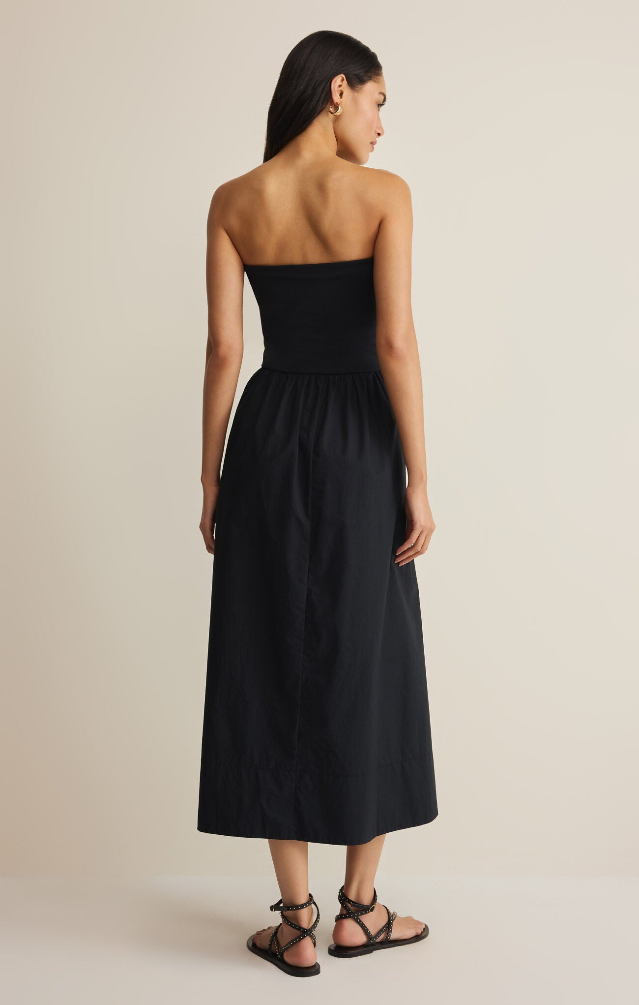 Z Supply Sunsought Strapless Midi Dress – Black