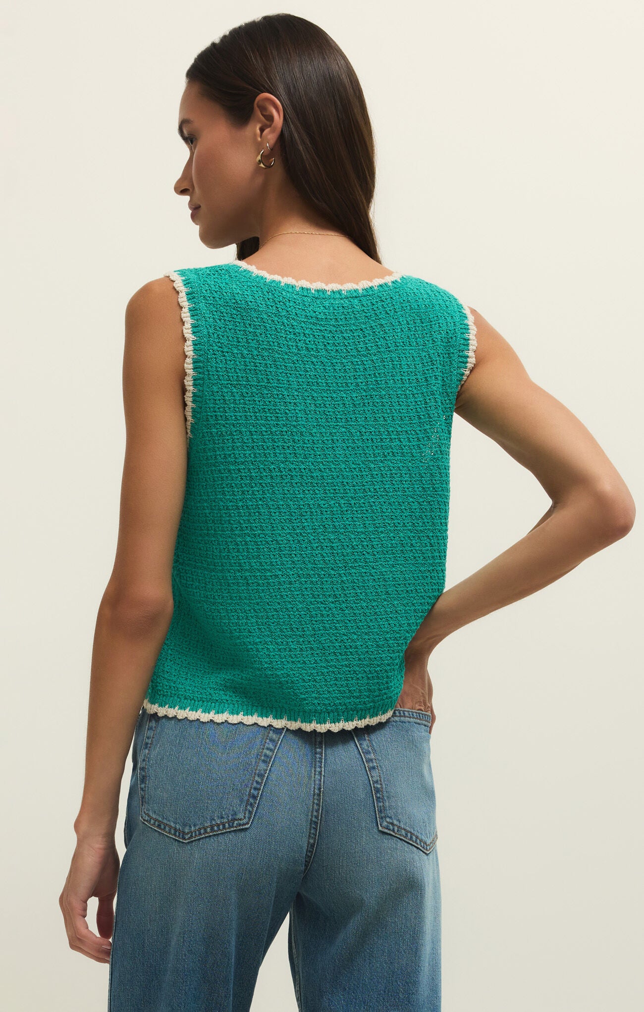 Z Supply Yessenia Whipstitch Sweater Tank
