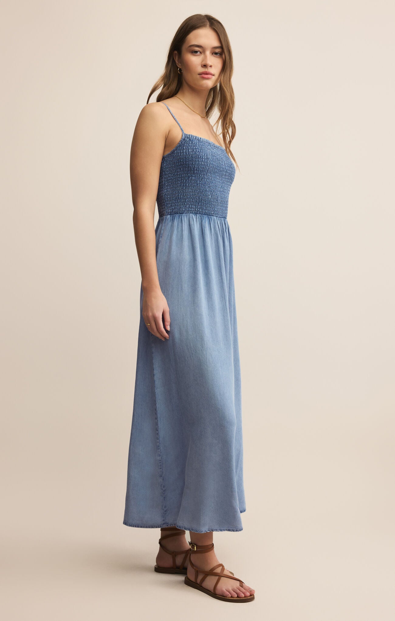 Z-Supply Bayside Chambray Midi Dress