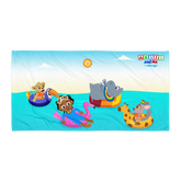 'Akili and friends at sea' Towel