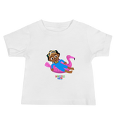'Akili at the pool' Baby Tee