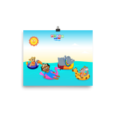 'Akili and friends at sea!' Poster